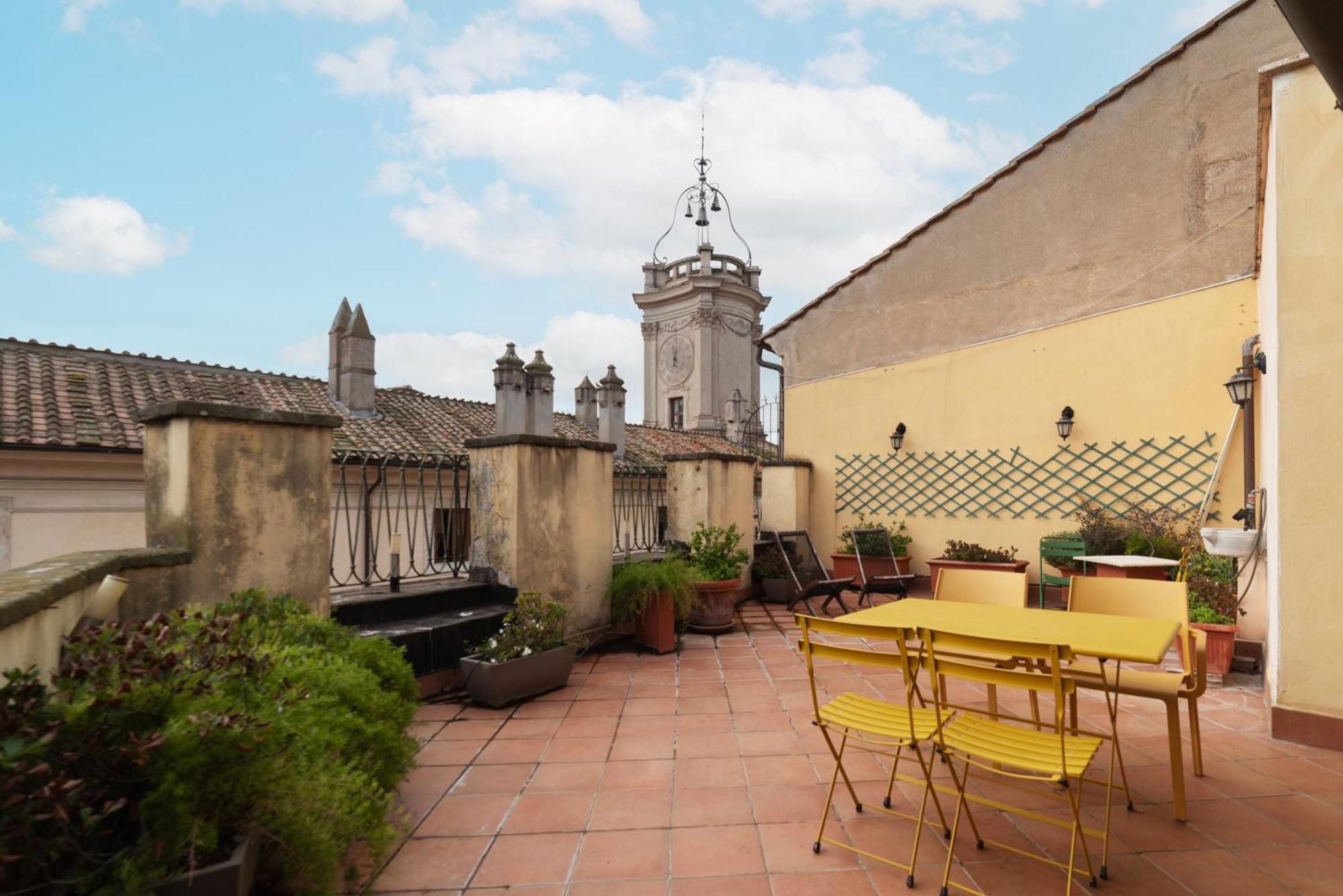 ローマClock Terrace Houseアパートメント エクステリア 写真